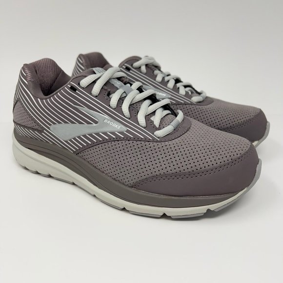 Brooks Womens Addiction Walker Suede Walking Shoes 1203081D094 Lace Up 6.5M New - Picture 4 of 12